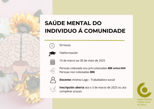 Saúde mental: Do individuo á comunidade